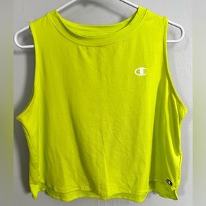 Champion Neon Cropped Workout Tank